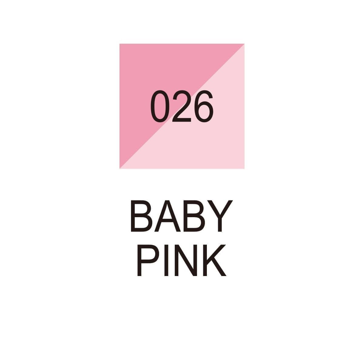 Brushables Brush pen Penselpennor - 026 Baby Pink - 2 - ZIG Kuretake - Tidformera