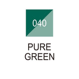Brushables Brush pen Penselpennor - 040 Pure Green - 2 - ZIG Kuretake - Tidformera