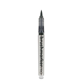 Brushmarker PRO - Olive Black 447 från Karin - Mörk olivgrön penselpenna utan lock - Tidformera