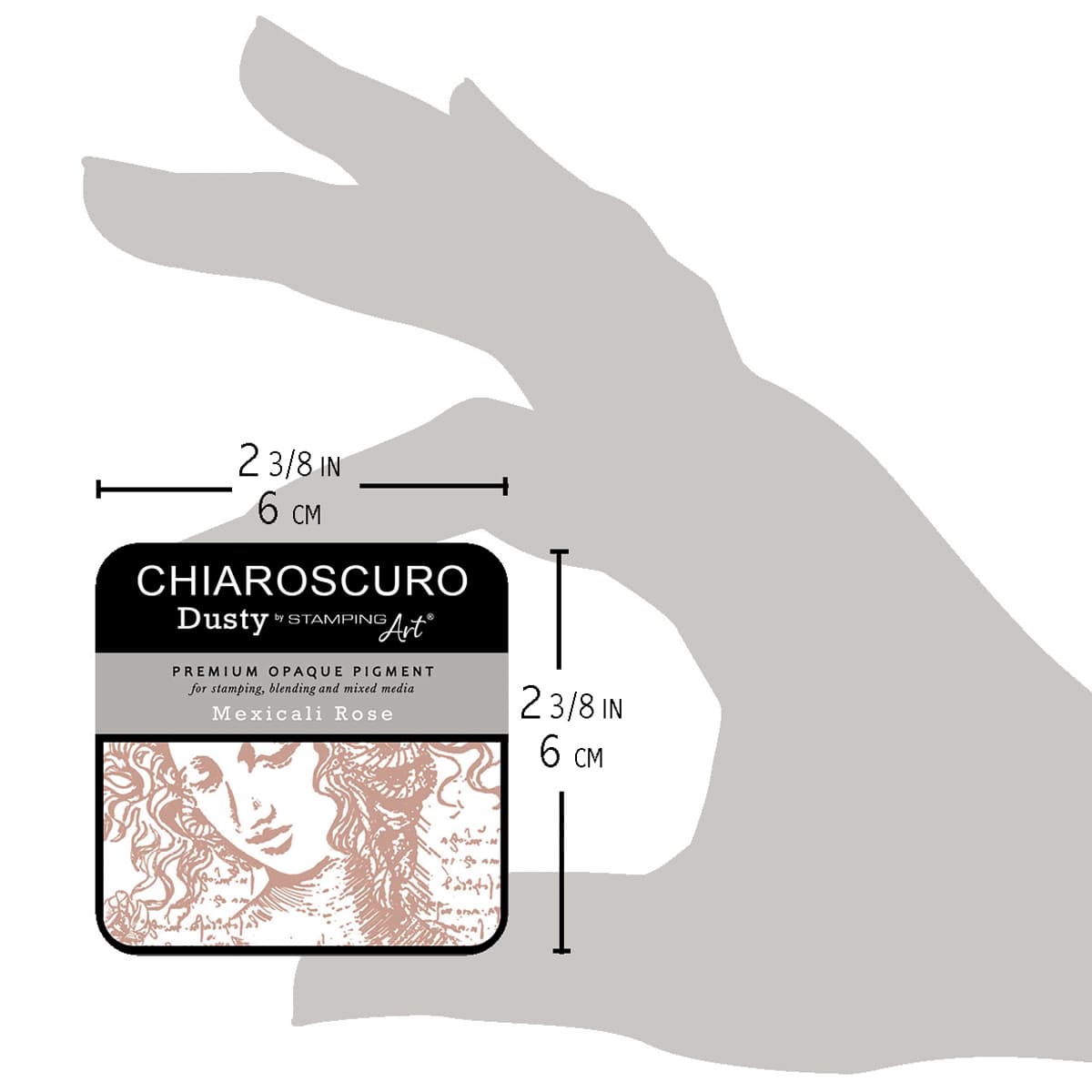 Chiaroscuro Dusty Ink pad - Mexicali Rose - 5 - Ciao Bella - Tidformera