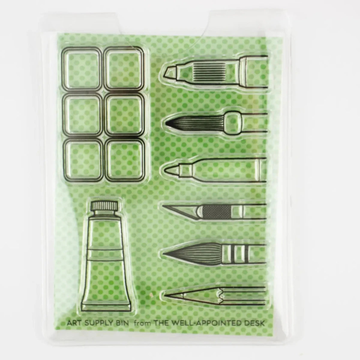 Clear Stamp Set - Art Supply Bin - 1 - The Well-Appointed Desk - Tidformera