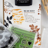 Clear Stamp Set - Book Tracker - 4 - The Well-Appointed Desk - Tidformera