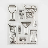 Clear Stamp Set - Don't Drink the Ink - 2 - The Well-Appointed Desk - Tidformera