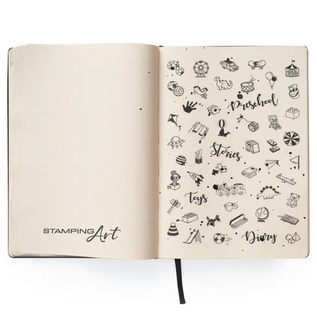 Clear stamps - BuJo Preschool - 2 - Ciao Bella - Tidformera