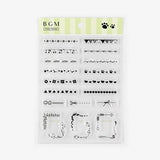 Clear stamps Decorative line - 1 - BGM - Tidformera
