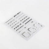 Clear stamps Decorative line - 2 - BGM - Tidformera