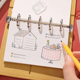 Clear stamps Diary - Picture - 3 - BGM - Tidformera