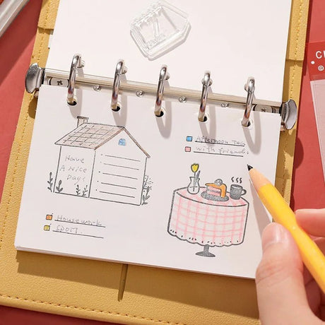 Clear stamps Diary - Picture - 3 - BGM - Tidformera