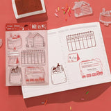 Clear stamps Diary - Picture - 2 - BGM - Tidformera
