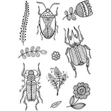 Clear stamps Insekter - 2 - Creotime - Tidformera