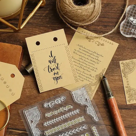 Clear stamps Retro Line - 3 - BGM - Tidformera