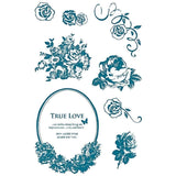 Clear stamps Vintage - Roses - 1 - Rico Design - Tidformera