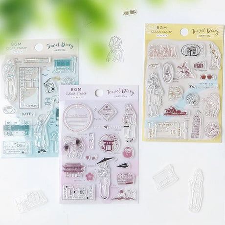 Clear stamps World Travel - Urban - 5 - BGM - Tidformera