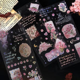 Clear stickers IRIDE 3 - pack - Language of Flowers - 5 - BGM - Tidformera