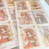 Clear Stickers no. 096 Flower series (ver. 2) - 3 - Cherry Rabbit - Tidformera