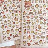 Clear Stickers No. 130 Matcha love - 4 - Cherry Rabbit - Tidformera