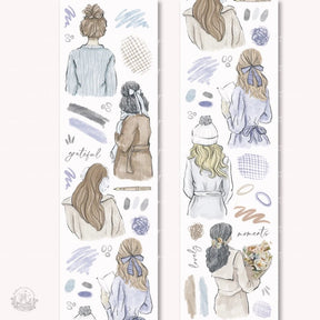 Clear Tape 48 mm - Girls V.1 (Cool) - 1 - Hello Petite Paper - Tidformera
