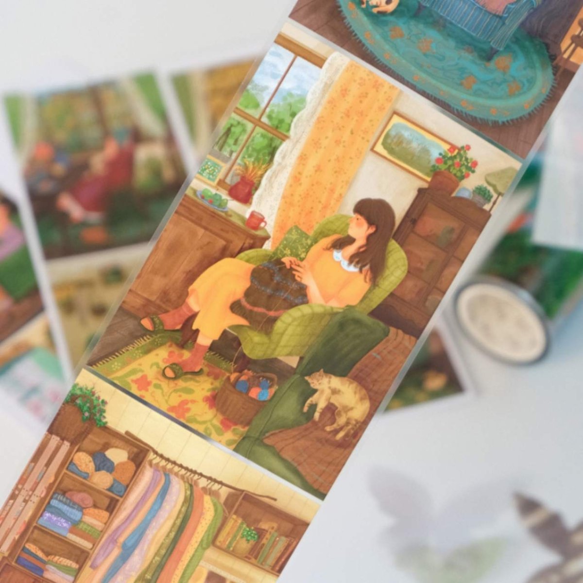 Clear Tape - Fleeting Moments - 73 mm - 4 - Washi Tape Shop - Tidformera