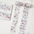 Clear Tape Frostbloom Wide - 70 mm - 1 - Washi Tape Shop - Tidformera