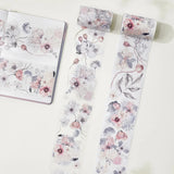 Clear Tape Frostbloom Wide - 70 mm - 1 - Washi Tape Shop - Tidformera
