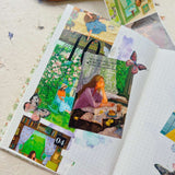 Clear Tape - Garden Daydreams - 73 mm - 7 - Washi Tape Shop - Tidformera