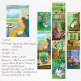 Clear Tape - Garden Daydreams - 73 mm - 8 - Washi Tape Shop - Tidformera