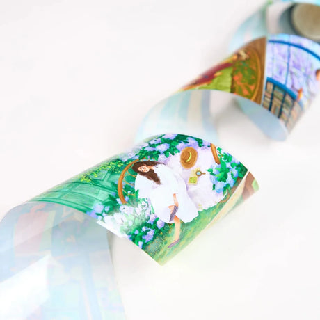Clear Tape - Garden Daydreams - 73 mm - 3 - Washi Tape Shop - Tidformera