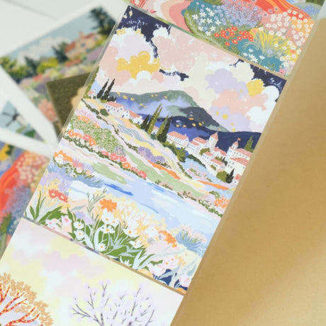 Clear Tape - Spring Canvas - 75 mm - 1 - Washi Tape Shop - Tidformera