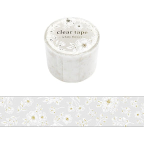 Clear tape Whity flower - 1 - Mind Wave - Tidformera