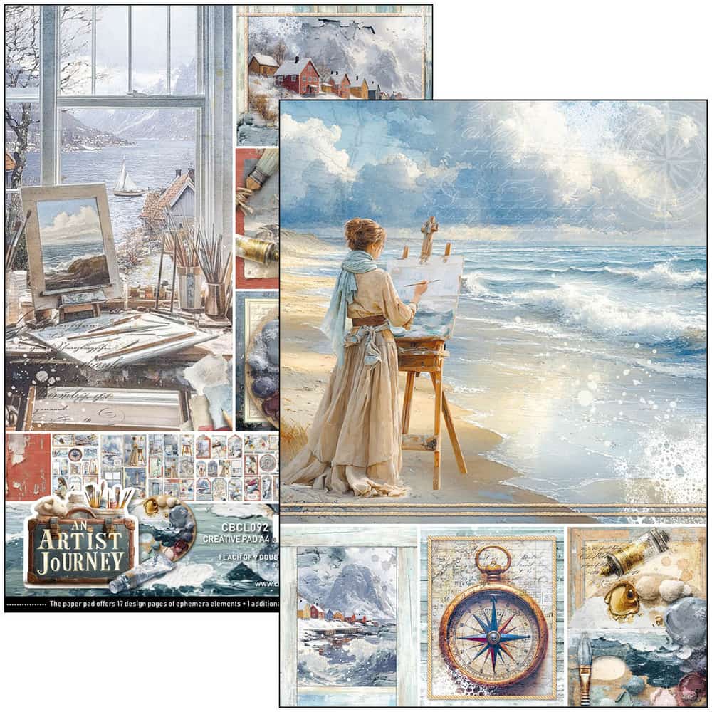 Creative Pad 9 - pack - An artist journey - 3 - Ciao Bella - Tidformera