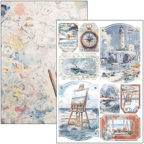 Creative Pad 9 - pack - An artist journey - 8 - Ciao Bella - Tidformera