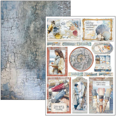Creative Pad 9 - pack - An artist journey - 6 - Ciao Bella - Tidformera