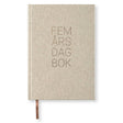 Dagböcker Paperstyle - Rough Linen 5 - år från Paperstyle - Beige dagbok - Tidformera