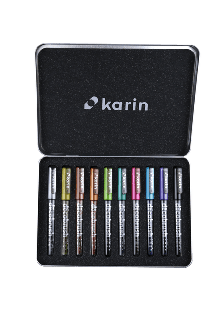 Decobrush - Metallic - 10 - pack - 15 - Karin - Tidformera