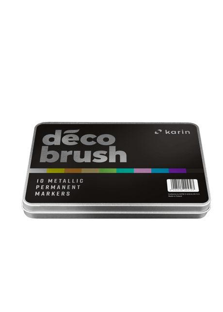Decobrush - Metallic - 10 - pack - 3 - Karin - Tidformera