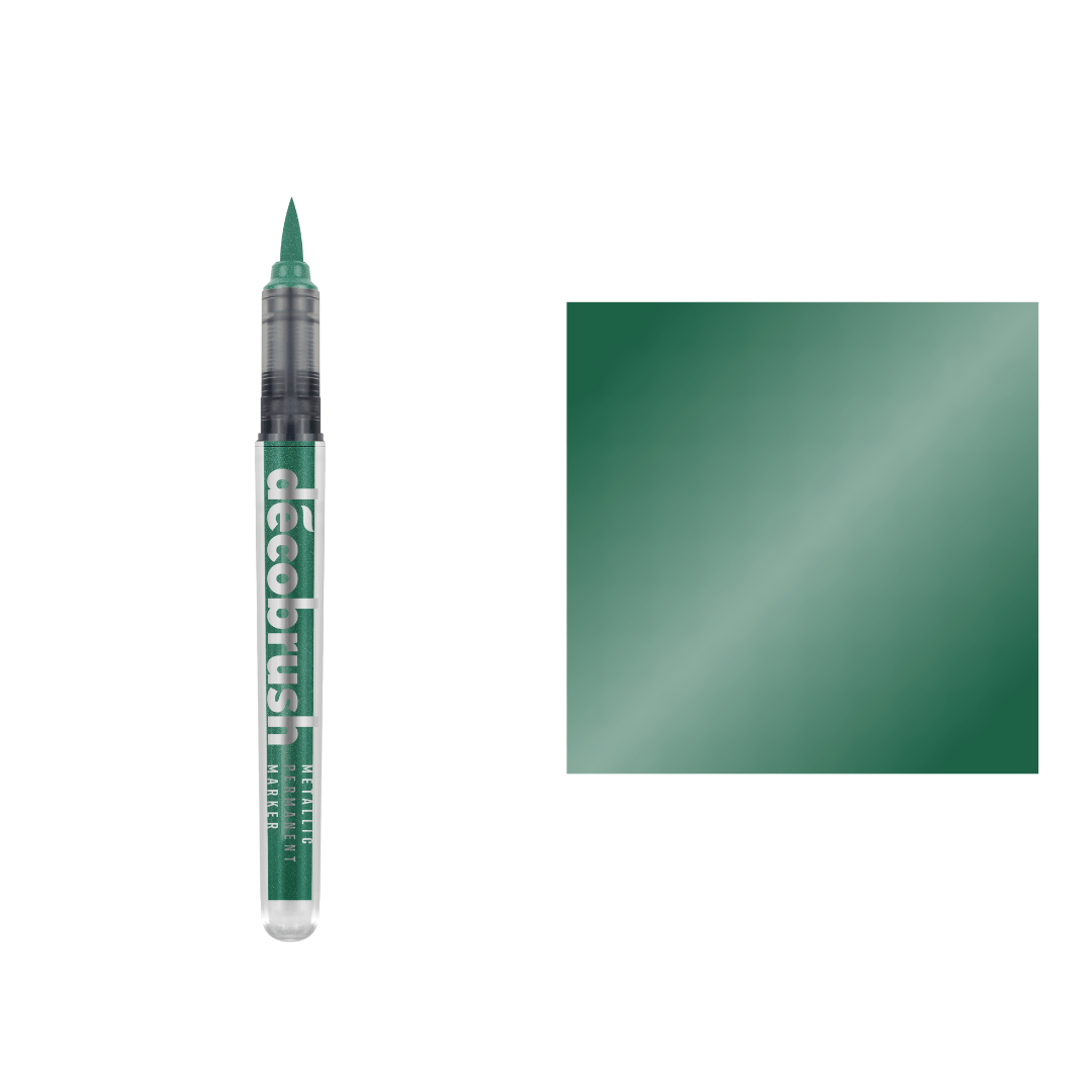 Decobrush - Metallic - Green - 2 - Karin - Tidformera