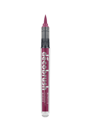 Decobrush - Metallic - Pink från Karin - Rosa penselpenna utan lock - Tidformera