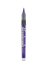 Decobrush - Metallic - Violet från Karin - Lila penselpenna utan lock - Tidformera