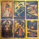 Deluxe Paper 15 x 15 cm - Gold - Celestial - 5 - pack - 6 - Ciao Bella - Tidformera