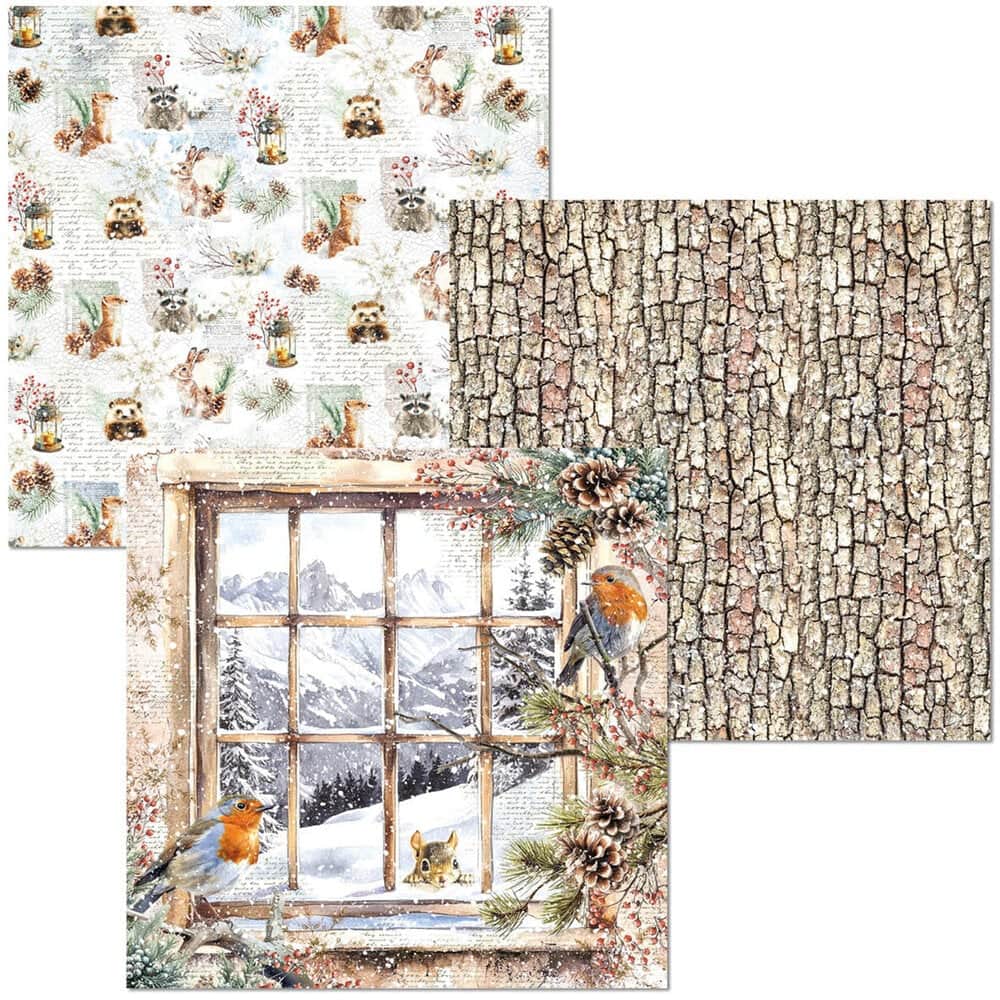 Deluxe & Vellum Dual pack 15 x 15 cm - 6 - pack Forest Tales - 2 - Ciao Bella - Tidformera