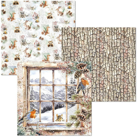 Deluxe & Vellum Dual pack 15 x 15 cm - 6 - pack Forest Tales - 2 - Ciao Bella - Tidformera