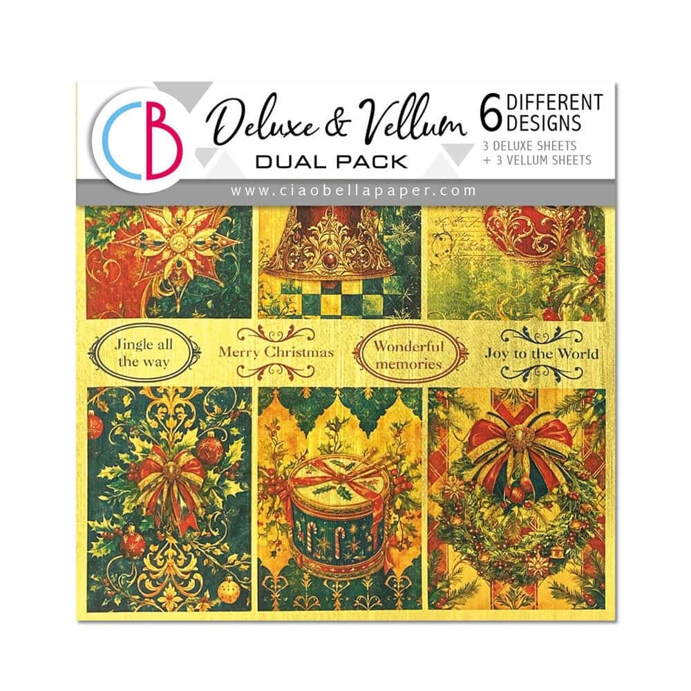 Deluxe & Vellum Dual pack 15 x 15 cm - 6 - pack Toy shop - 1 - Ciao Bella - Tidformera