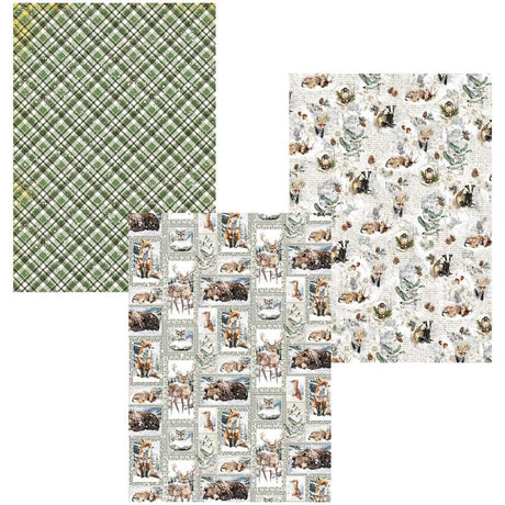 Deluxe & Vellum Dual pack A4 - 6 - pack Forest Tales - 3 - Ciao Bella - Tidformera