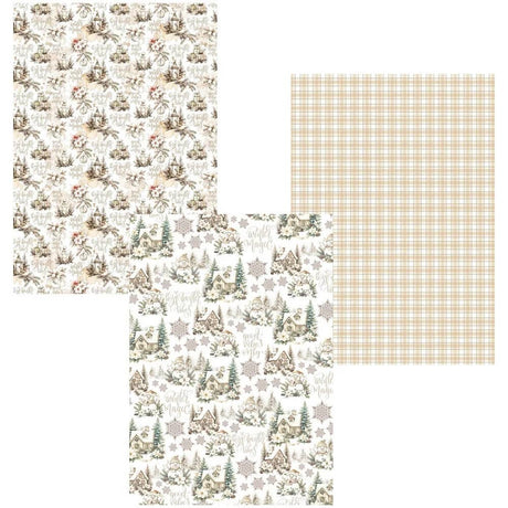 Deluxe & Vellum Dual pack A4 - 6 - pack Winter Season - 3 - Ciao Bella - Tidformera