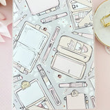 Demopärm Sticker Storage - Doodles - 1 - Hello Petite Paper - Tidformera