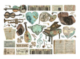 Die cuts Music Ephemera - 2 - Stamperia - Tidformera