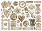 Die cuts Old Lace Assorted 46 st - 2 - Stamperia - Tidformera