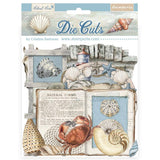 Die cuts - Silent Sea - Assorted från Stamperia - Tidformera