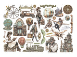 Die cuts - Voyages Fantastiques - Adhesive - 2 - Stamperia - Tidformera