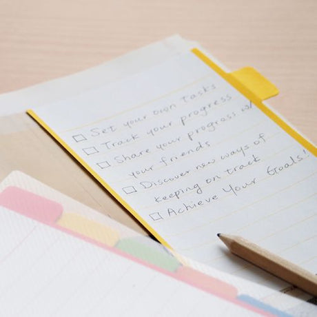 Divider notes Indexflik - Vit - 4 - Stick'n - Tidformera
